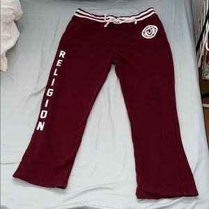 True religion sweatpants size XXL